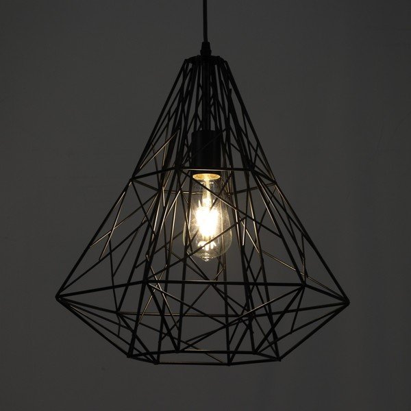 Črna viseča svetilka Tomasucci Diamond Black-image-1