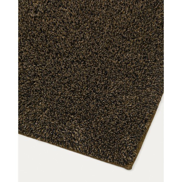 Kaki zelena kopalniška preproga 50x70 cm Coper – Kave Home-image-3