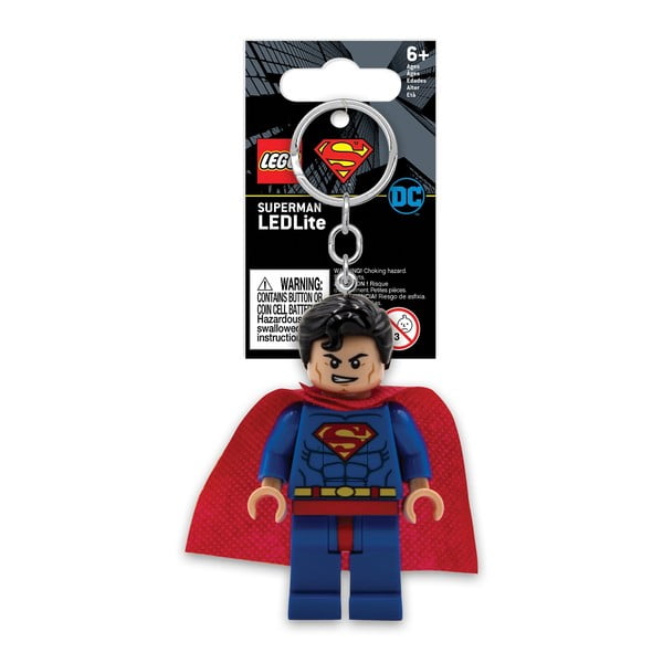 Obesek za ključe z lučko Superman – LEGO®-image-4