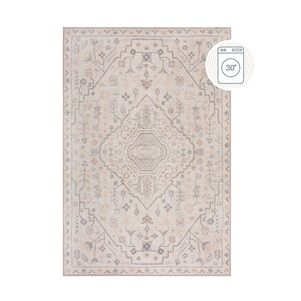 Kremno bela pralna preproga 190x290 cm Teo Traditional – Flair Rugs
