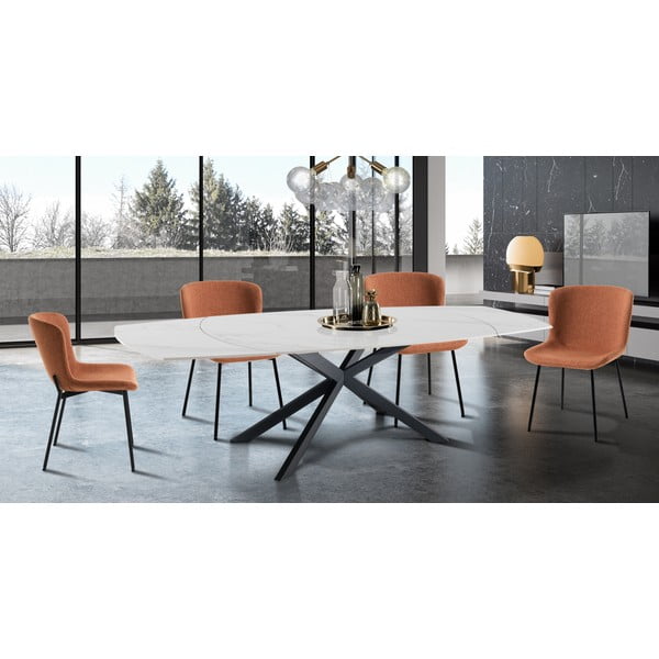 Oranžni jedilni stoli v kompletu 2 ks Snug – Tomasucci-image-1