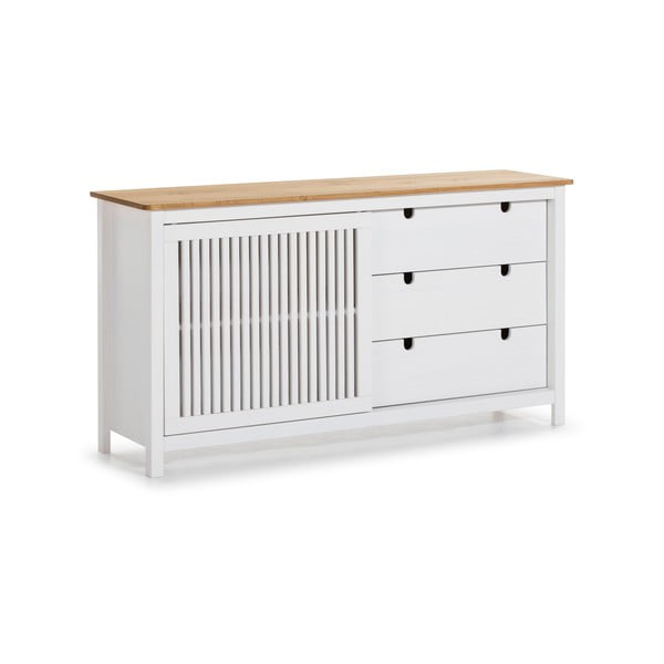 Bela lesena komoda Marckeric Bruna-image-2