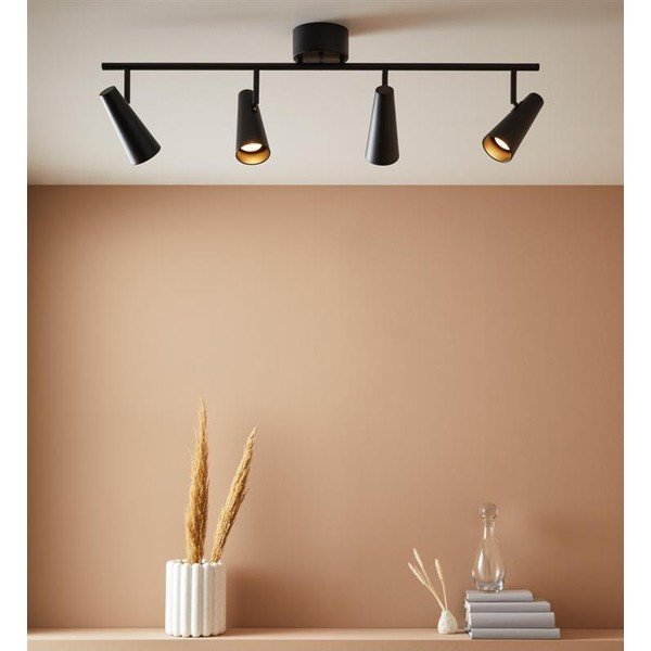 Črna stropna svetilka Markslöjd Crest, širina 93,5 cm-image-1