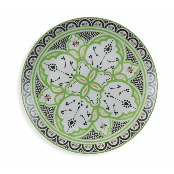 18-delni komplet krožnikov iz porcelana in keramike VDE Tivoli 1996 Marocco-image-4