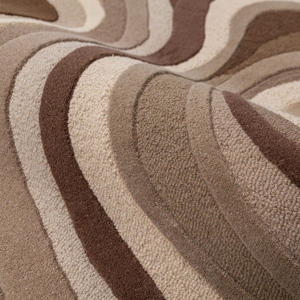 Rjava/bež ročno tkana volnena preproga 160x230 cm Envy Wool – Flair Rugs-image-4