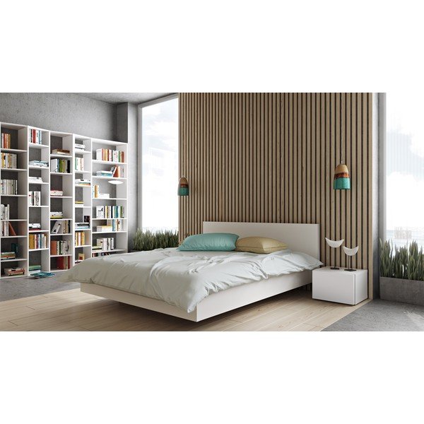 TemaHome Float bela postelja, 160 x 200 cm-image-1