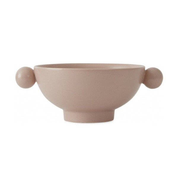 Svetlo rožnata porcelanasta skledica za serviranje Inka – OYOY Living Design