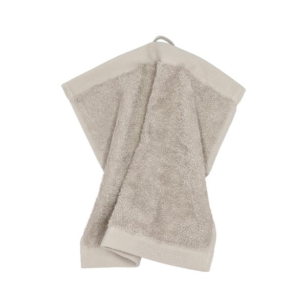 Svetlo siva frotirna bombažna brisača 30x30 cm Comfort – Södahl-image-3