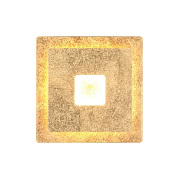 LED stenska svetilka v zlati barvi Leano – Trio-image-2