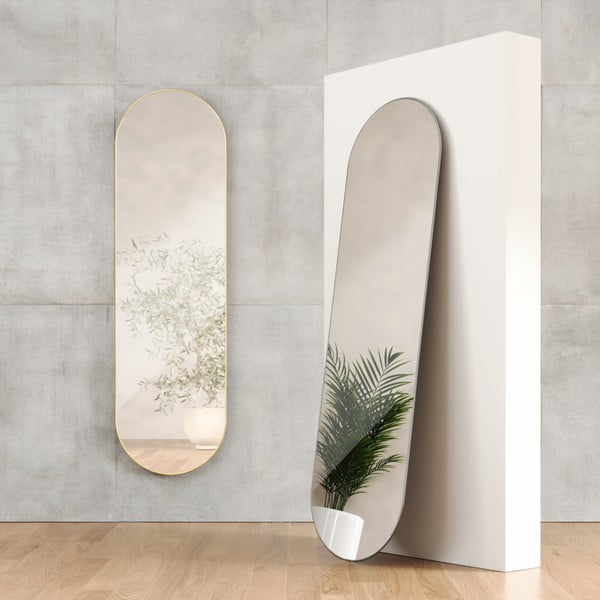Stensko/stoječe ogledalo 46x157 cm Hubba – Umbra-image-3