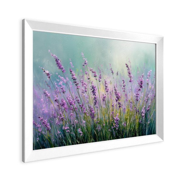Tiskana slika z okvirjem 75x56 cm Lavender – Styler-image-4