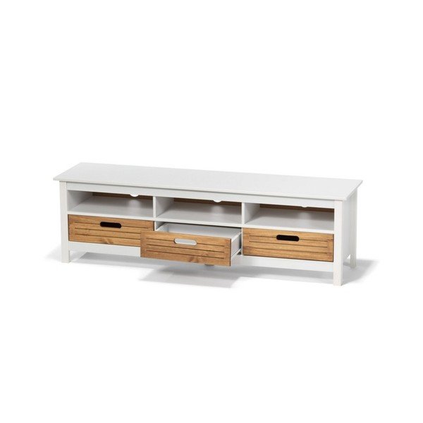 TV komoda iz belega bora s 3 predali Bonami Essentials Ibiza-image-3