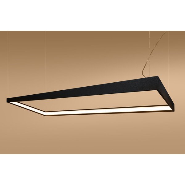 Črna kovinska LED viseča svetilka TUULA – Thoro-image-3