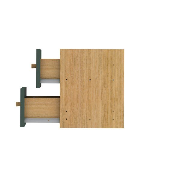 Temno zelena komponenta s predali 43x33 cm Z Cube - Tenzo-image-4