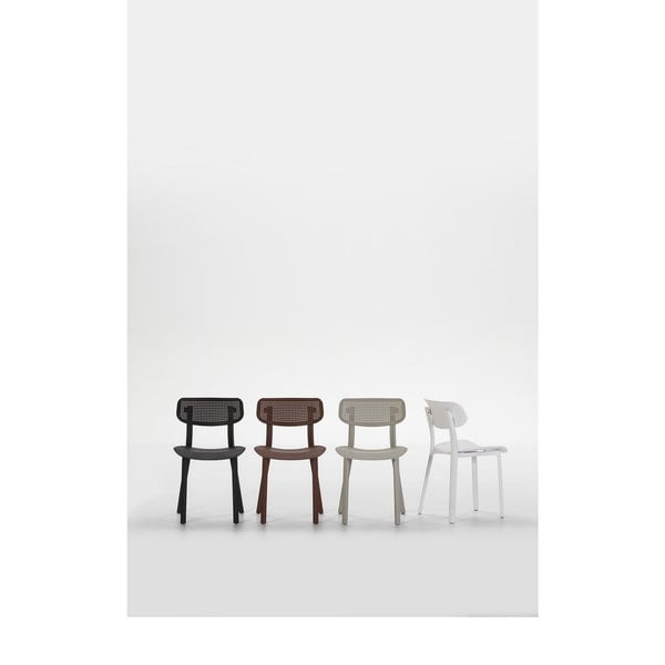 Komplet 4 belih jedilnih stolov Marckeric Eleni-image-4