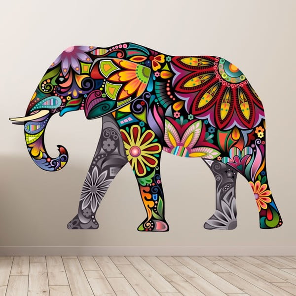 Nalepka Ambiance Indija Elephant, 60 x 85 cm-image-1