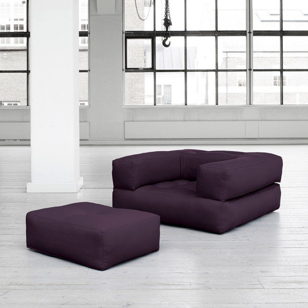 Variabilni fotelj Karup Cube Purple-image-1