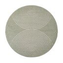 Zelena okrogla notranja in zunanja preproga ø 120 cm Nova 1201 – Ayyildiz Carpets