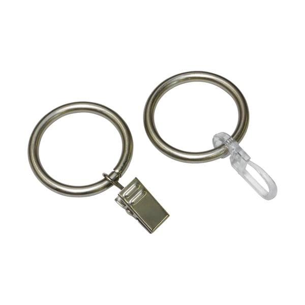 Obročki za zavese s ščipalko v kompletu 10 ks – SP TREND-image-1