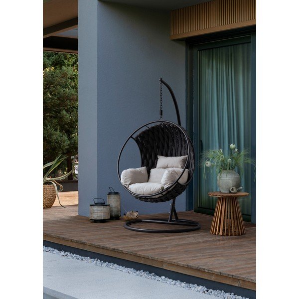 Okrogla vrtna mizica iz masivne akacije ø 50 cm Rodano – Bizzotto-image-2