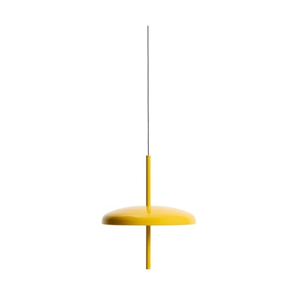 Rumena LED zatemnitvena viseča svetilka s kovinskim senčilom ø 16 cm Porte – Kave Home