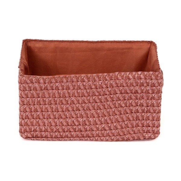 Rdeča košara za shranjevanje Compactor Lilou Basket Terracotta-image-2