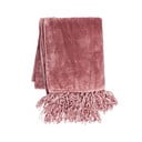 Rožnata pletenina Tiseco Home Studio Flanelo, 170 x 130 cm