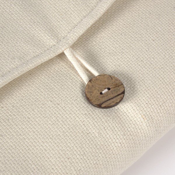 Bela organska bombažna previjalna podloga Kave Home Jeila-image-4