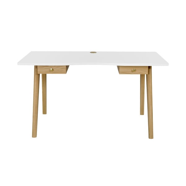 Pisalna miza z belo ploščo Woodman Nice