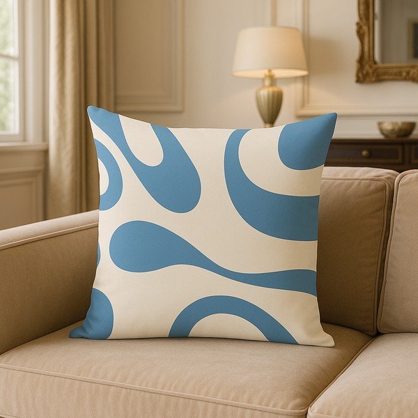 Prevleka za blazino 43x43 cm Blue Latte – Mila Home-image-3