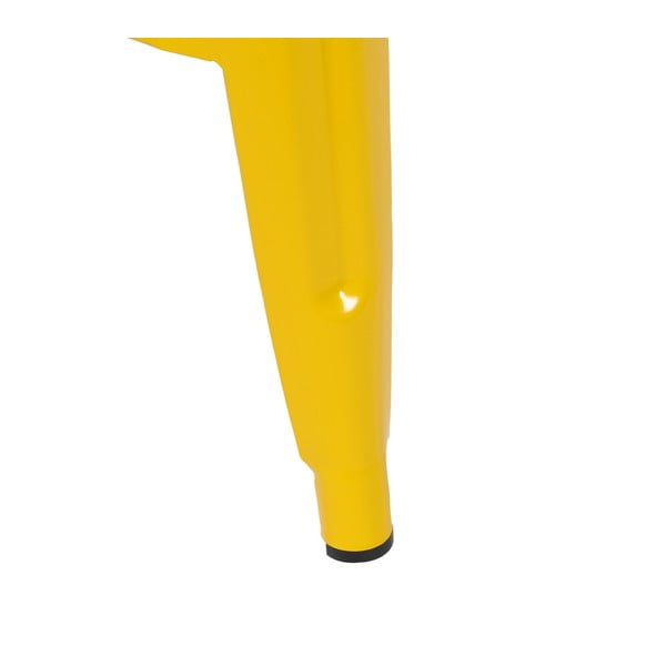 Rumeni kovinski barski stoli v kompletu 2 ks (višina sedeža 61 cm) – Ixia-image-2