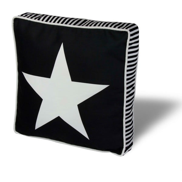 Sedežna blazina Gravel Star B&W , 42 x 42 cm