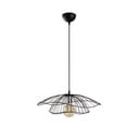 Črna viseča svetilka s kovinskim senčilom ø 50 cm Farac – Opviq lights