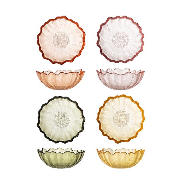 Steklene skledice v kompletu 4 ks za sladoled 120 ml Kana – Bloomingville