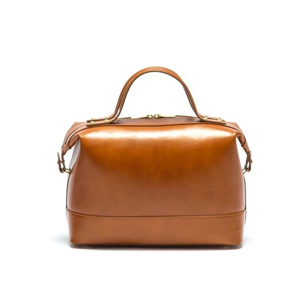 Usnjena torbica Anna Luchini 355L Cognac-image-2
