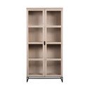 Vitrina iz hrastovega lesa  95x195 cm Everett - Rowico