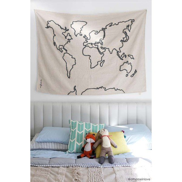 Stenski zemljevid 160x120 cm Canvas Map – Lorena Canals-image-2