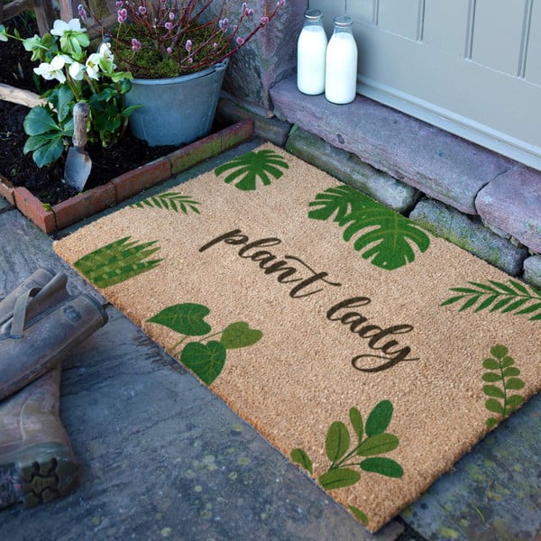 Predpražnik iz kokosovih vlaken 40x60 cm Plant Lady – Artsy Doormats-image-2