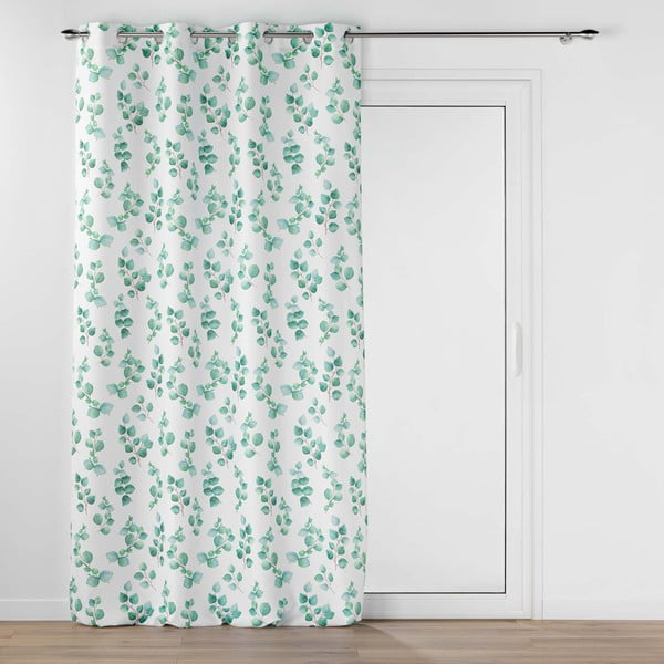 Belo-zelena zavesa 140x280 cm Leandre – douceur d'intérieur