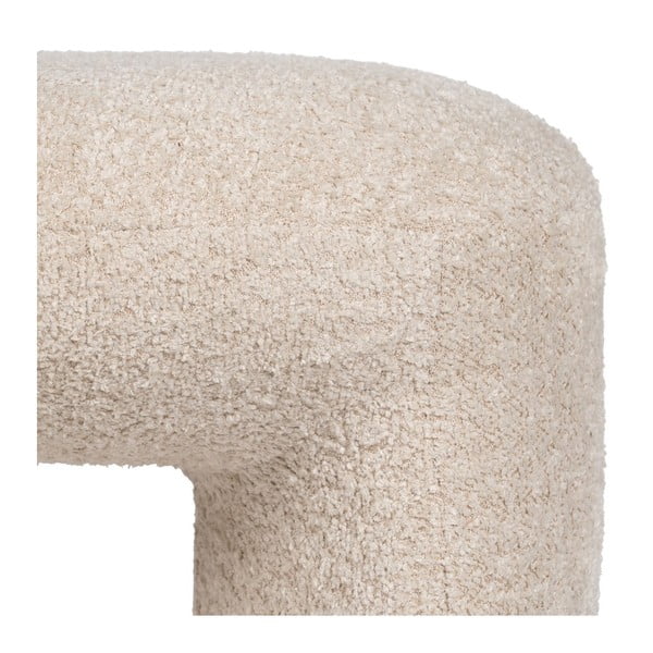 Bež tabure iz tkanine bouclé Suave – Ixia-image-4