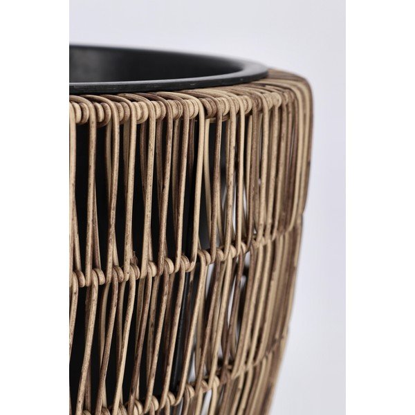 Plastični/iz umetnega ratana cvetlični lonci v kompletu 3 ks ø 44 cm Ayun – Bizzotto-image-3