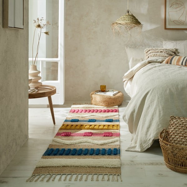 Tekač v naravni barvi 60x230 cm Medina – Flair Rugs-image-1