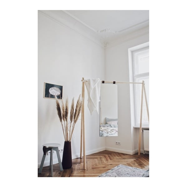 Viseče ogledalo za obešalnik Karup Design Hongi Black-image-3