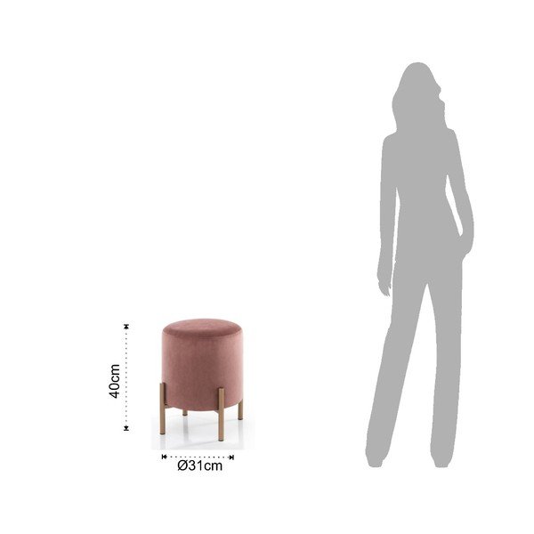 Tomasucci Ammy roza stolček, ø 31 cm-image-1