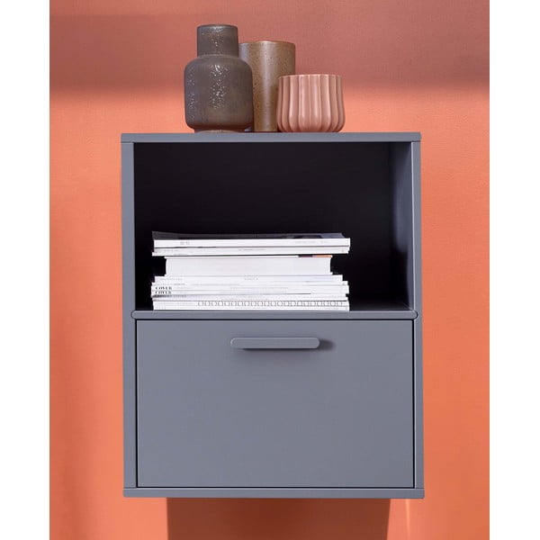 Siva stenska nočna omarica Hammel Keep-image-1