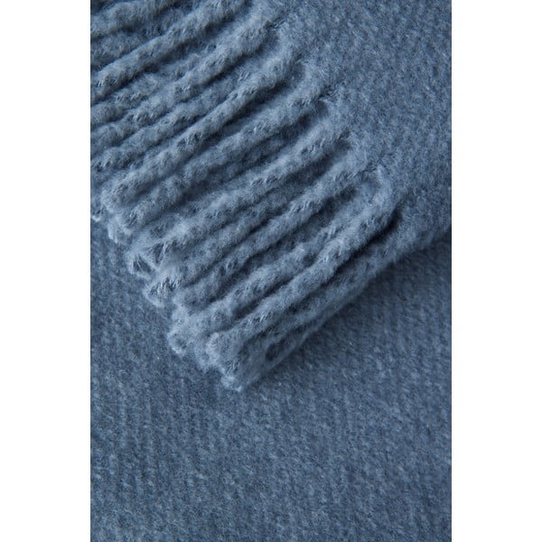 Modra pletenina z bombažem Euromant Basics, 140 x 160 cm-image-2