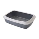 Sivo mačje stranišče 37x50 cm Savic Iriz – Plaček Pet Products