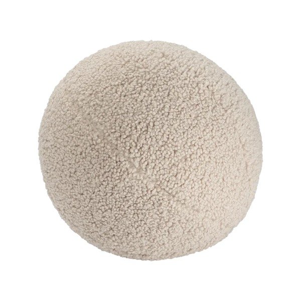 Svetlo rjava otroška blazina bouclé Ball – Wigiwama