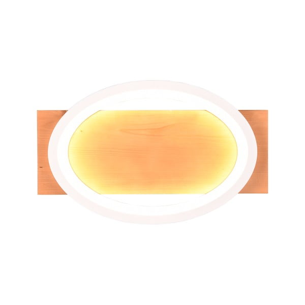 LED zatemnitvena stenska svetilka v beli in naravni barvi Barca – Trio-image-1