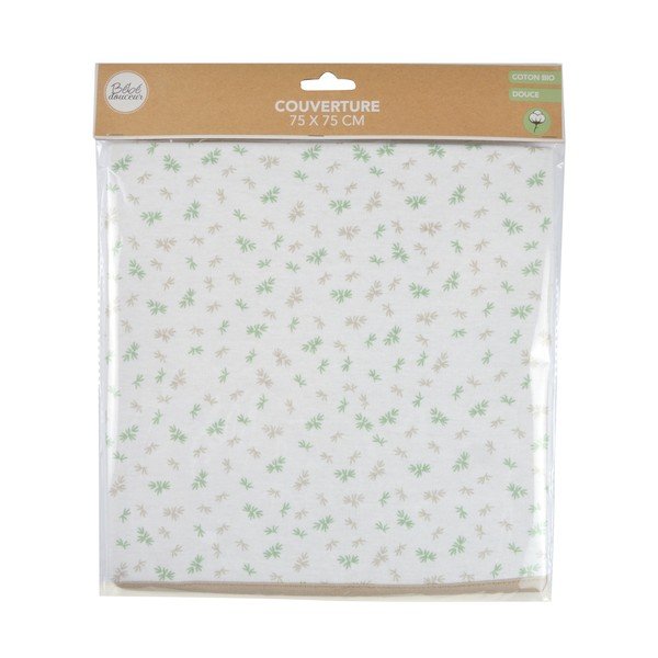 Bela bombažna otroška odeja 75x75 cm Koala – Bébé Douceur-image-2